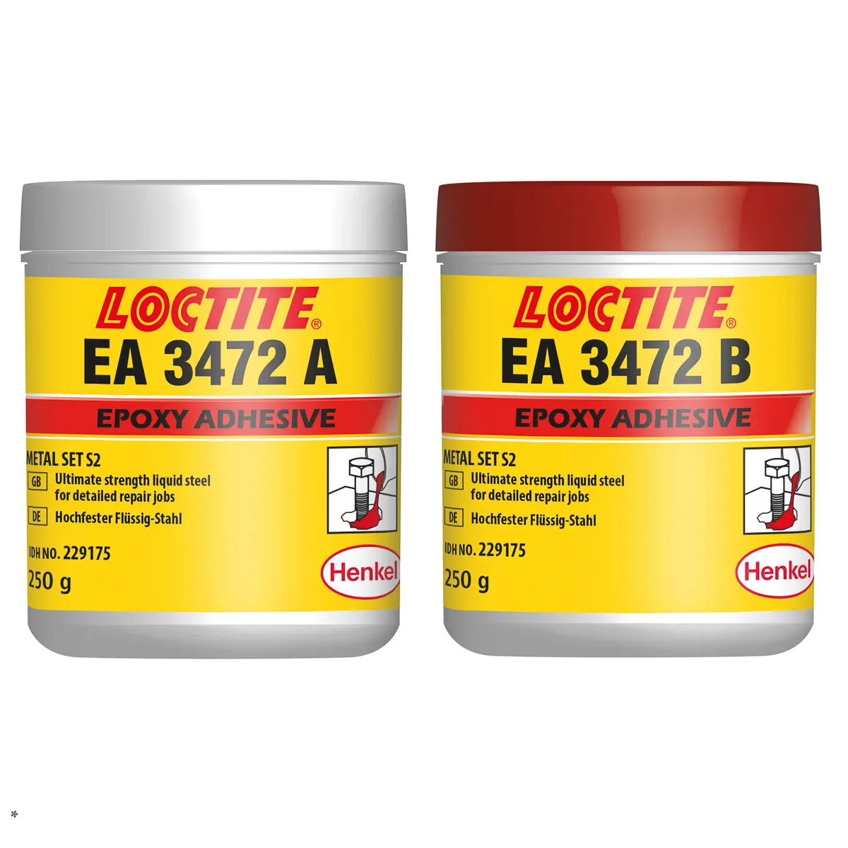 Produktfoto 1 von Loctite Loctite HYSOL 3472 Epoxidklebstoff, CAN 500 g