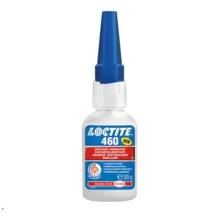 Loctite 460 Sekundenkleber Cyanacrylat Flüssig transparent, Flasche 20 g