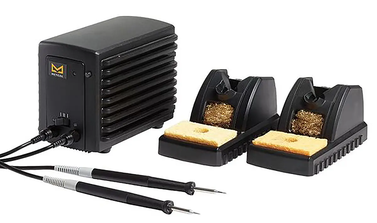 Produktfoto 1 von Metcal MFR-2211 MFR-1100 Lötstation, Typ G, Typ F Löten 60 W / 240V, 2-Kanal LCD