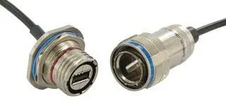 Produktfoto 1 von Amphenol Socapex Stecker USBFTV USB-Kabel, USB Typ A Buchse / USB Typ A, 300 mm USB 2.0 Schwarz