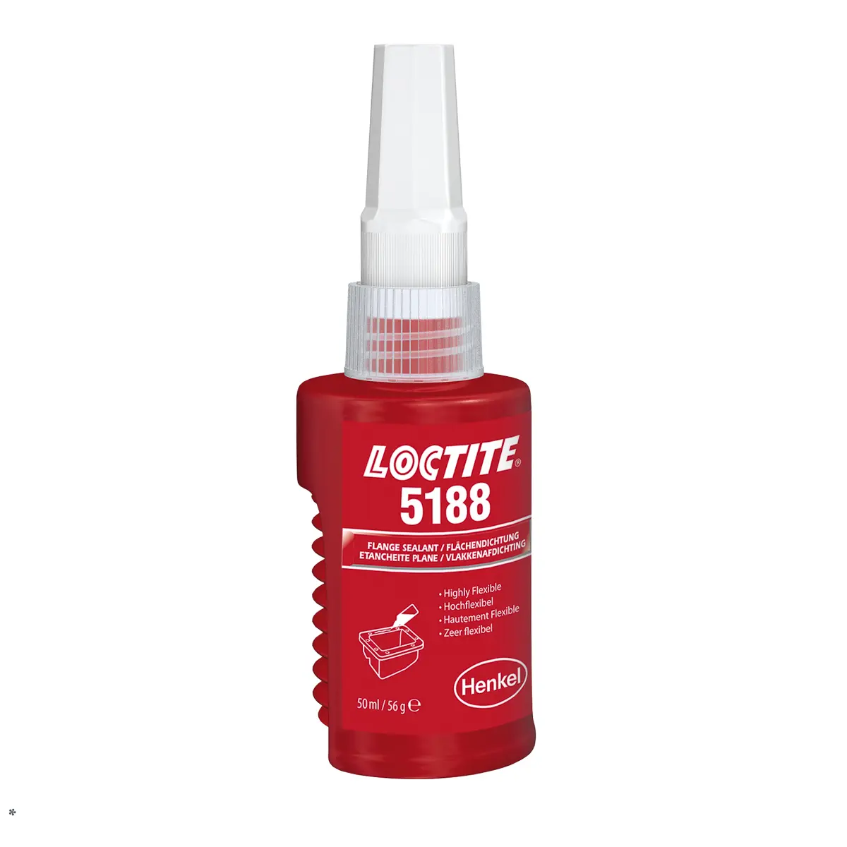 Produktfoto 1 von Dichtmittel Rot Paste, Patrone 50 ml, 150 °C, -50 °C