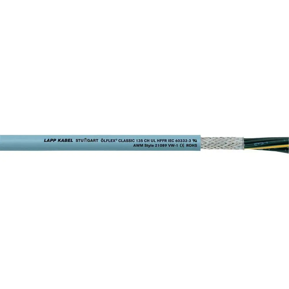 Produktfoto 1 von Lapp CY Steuerkabel, 3-adrig x 0.75 mm² 18 AWG Geschirmt Grau, 50 m, Halogenfrei