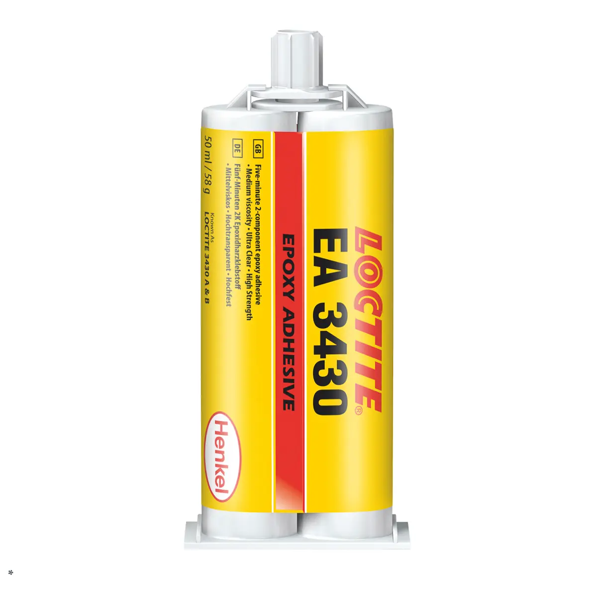 Produktfoto 1 von Loctite HYSOL 3430  2K Epoxidkleber Flüssig transparent, Doppelkartusche 50 ml