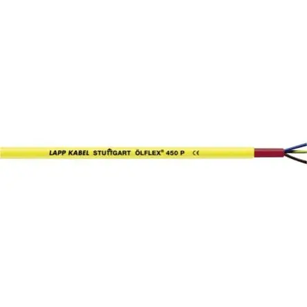 Produktfoto 1 von Lapp ÖLFLEX Netzkabel, 2-adrig Gelb, 50 m, Polyvinylchlorid 80 °C