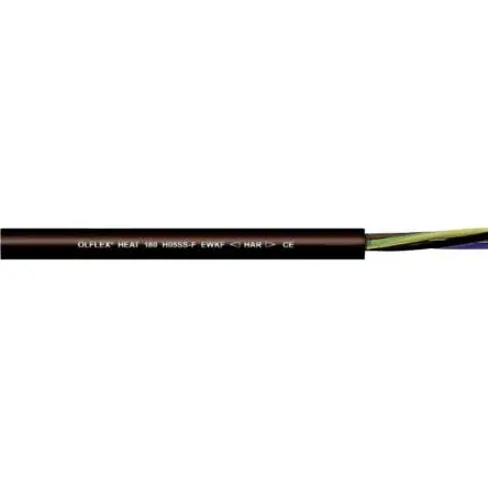Produktfoto 1 von Lapp ÖLFLEX Netzkabel, 2-adrig Schwarz, 50 m, Silikon