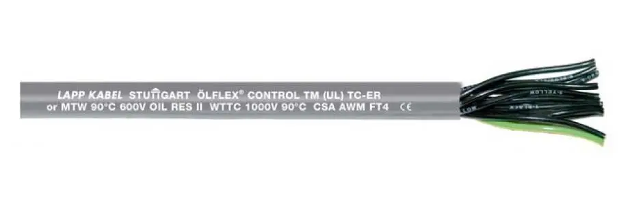 Produktfoto 1 von Lapp YY Steuerkabel, 4-adrig x 10 mm² 7 AWG Ungeschirmt Grau, 50 m, Polyvinylchlorid