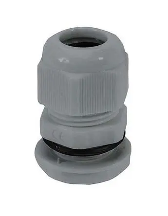 Produktfoto 1 von HellermannTyton NGM Kabelverschraubung, M50 Nylon 6.6 Grau 30 mm/ 38 mm, IP68