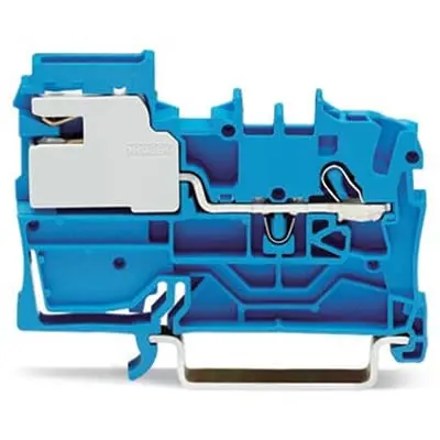 Produktfoto 1 von WAGO TOPJOB S Anschlussklemmenblock DIN-Schiene 1 Blau, 2.5mm² Zugfederklemme ATEX, EAC Ex, IECEx