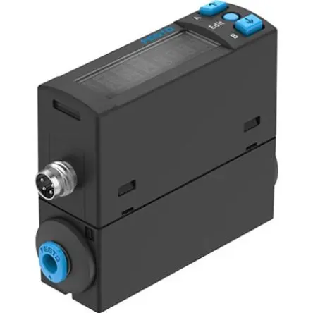 Produktfoto 1 von Festo SFAH Stickstoff, Druckluft Durchflusssensor 0.02l/min → 1l/min Typ Durchfluss-Überwachungssensor