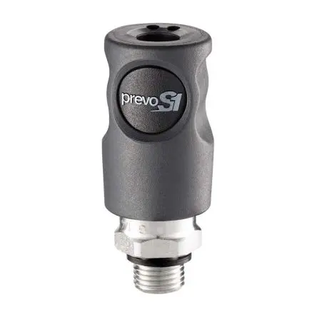 Produktfoto 1 von PREVOST Sicherheits-Schnellkupplung, Verbundwerkstoff 1/4 in Stecker, BSP