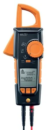 Produktfoto 1 von Testo 770-1 Stromzange AC/DC-Stromzange 400 A ac CAT III, CAT IV 600 V ac, 600 V dc / 400 A dc, 40 MΩ