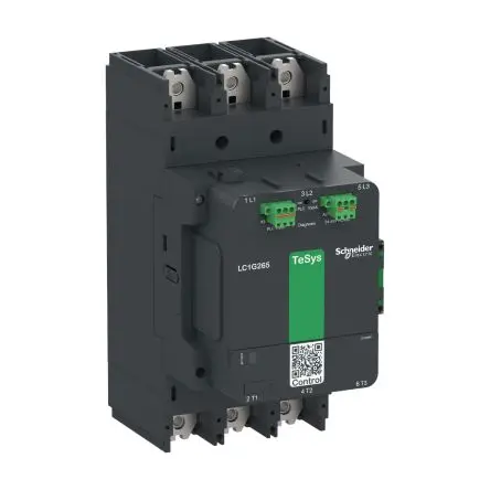 Produktfoto 1 von Schneider Electric TeSys F LC1G265 Leistungsschütz 200 → 500 V ac/dc-Spule, 3 -polig / 385 A 1 Schließer,