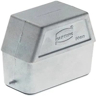 Produktfoto 1 von HARTING Han EMC Haube Einhebel 1, Kabel 10A Haube, IP65