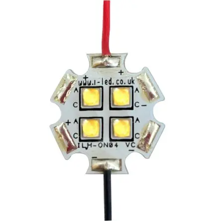 Produktfoto 1 von Intelligent LED Solutions OSLON Square Schraubanschlussklemme LED Neutralweiß 12.8 V, Cluster 4-LEDs, 120°