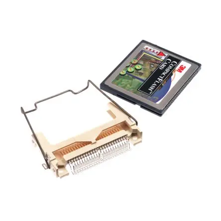 Produktfoto 1 von 3M 7E50 Series Compact Flash, gewinkelt CF-Karten-Steckverbinder Stecker, 50-polig / 1-reihig Lot, Raster 0.635 mm