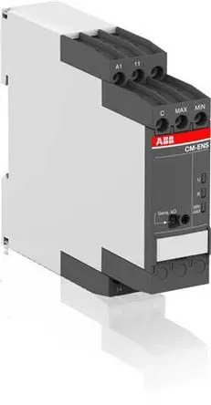 Produktfoto 1 von ABB CM-ENS Niveaurelais 1 x Eingänge DIN-Hutschiene 240V ac/dc Spannung 1-poliger Umschalter, Relais