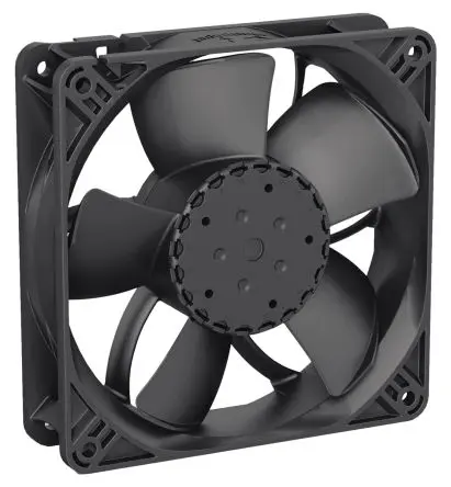 ebm-papst 4300 N - S-Panther Axiallüfter, Kugel, 24V dc / 6 W 0.12 A, 2700 U/min, 220 m³/h IP68 119 mm 32mm 32 mm