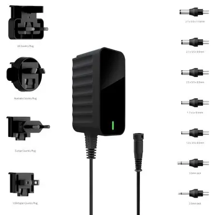 Produktfoto 1 von Friwo 7 W AC/DC-Adapter Australien, EU, UK, US, 24V dc