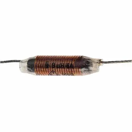 Produktfoto 1 von TDK B82111B VHF-Induktivität, Ferrit-Kern, 8 μH, 3 A, Axial / R-DC 25 mΩ, max. 145 MHz, Ø 7 mm, Ø 1.3 mm x 7 mm