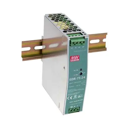 Produktfoto 1 von MEAN WELL EDR DIN-Schienen Netzteil Geschalteter Modus 264V ac AC / 3.2 A 28V dc DC 75 W
