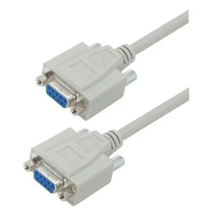 Produktfoto 1 von L-Com DB9 Kabel assembliert / D-SUB Buchse / D-SUB Buchse, 10 ft Polyvinylchlorid, Hellgrau, RoHS, REACH, TSCA