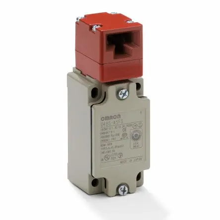 Produktfoto 1 von Omron Sicherheits-Verriegelungsschalter 1 Schließer/1 Öffner 2 A IP67 Leerrohrgewinde -40 °C 80 °C