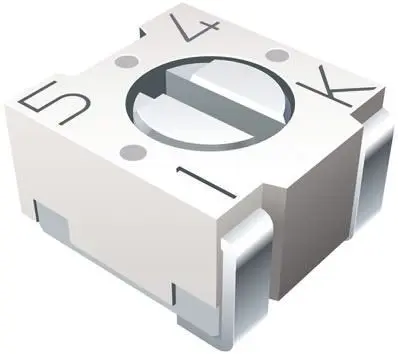 Produktfoto 1 von Bourns 3313 1-Gang Oberfläche Trimm-Potentiometer, Einstellung von oben, 200 kΩ, 20 %, 0.125 W, J-Haken, L. 3.2 mm