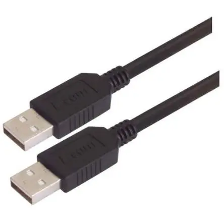 Produktfoto 1 von L-Com Stecker CAUBLKAA USB-Kabel, USB Stecker / USB, 2 m USB 2.0 Schwarz