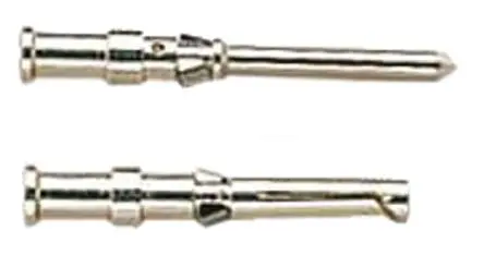 Produktfoto 1 von HARTING Han D Kontakt für robusten Stromversorgungsstecker Buchse 10A Crimpkontakt 1 mm² 1 mm² Han D GoldTec