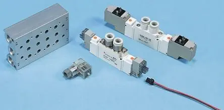 Produktfoto 1 von SMC 5/2 SY5000 Pneumatisches Magnetventil G, Elektromagnet-betätigt 24V dc