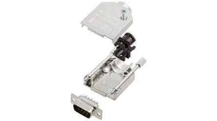 Produktfoto 1 von Encitech Connectors 6355 D-Sub-Hauben für Til kabel, 9 Kontakte, Stecker