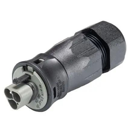 Produktfoto 1 von Wieland RST CLASSIC Beleuchtungssteckverbinder, Einsteck-Anschluss Stecker, Anschluss, Schraubbefestigung 25A, Kontakte: