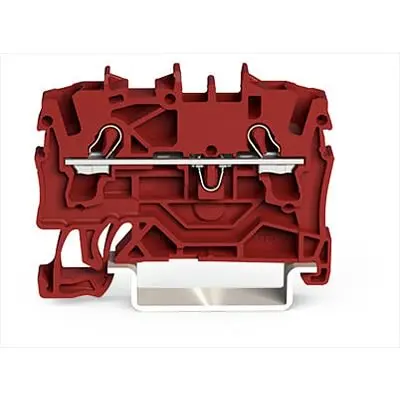 Produktfoto 1 von WAGO TOPJOB S Anschlussklemmenblock DIN-Schiene 1 Rot, 2.5mm², 600V Zugfederklemme EAC Ex, ATEX, IECEx