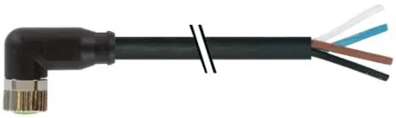 Produktfoto 1 von Murrelektronik Limited 7000, 4-polig Sensor-Betätigungselementkabel, Rechtwinklig Buchse / Freies Kabelende, Länge 10 m