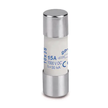 Produktfoto 1 von Weidmüller Patronensicherung gPV / 15A 10 x 38 mm 1000V Keramik