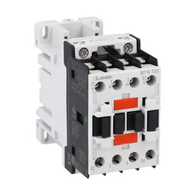 Produktfoto 1 von Lovato BF18 Schütz 24V dc-Spule, 4-polig, 690V / 32 A 36 kW 2 Schließer/2 Öffner Gerade