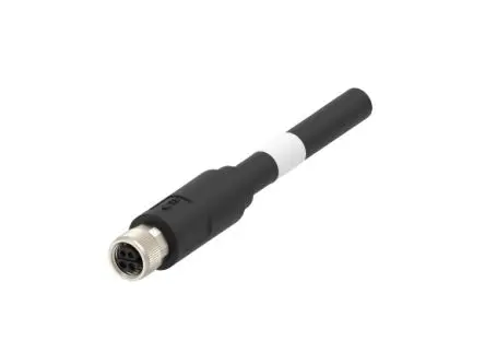 Produktfoto 1 von TE Connectivity TB1143D4722 Ethernet-Kabel, 3.05 m, Schwarz, A Gerade Abgeschirmt Buchse, B Nicht abgeschlossen, Nylon