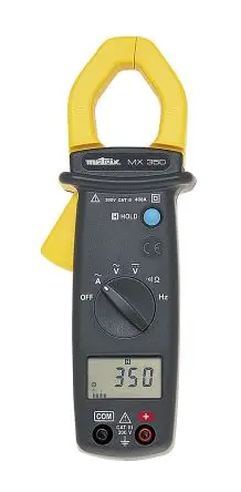 Produktfoto 1 von Metrix MX0350-Z Zangenmessgerät AC Strommesszange CAT II, CAT III 600V ac / 400A ac, 600V dc, 399.9Ω, ISO-kalibriert
