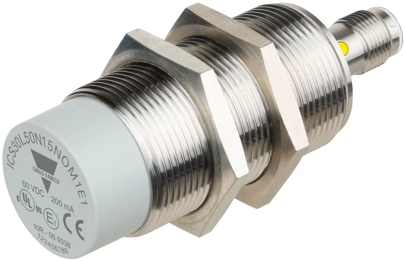 Carlo Gavazzi ICS30 M30 Näherungssensor Induktiv, Gewinderohr 22 mm NPN 8 → 60 V dc / 200 mA NC, IP67, IP68,