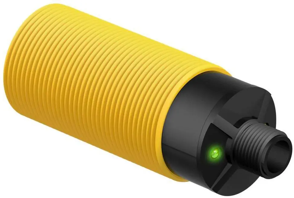 Produktfoto 1 von Banner zylindrisch Optischer Sensor, Annäherung, Bereich 200 m, PNP Ausgang, Integral QD, Hell-/dunkelschaltend