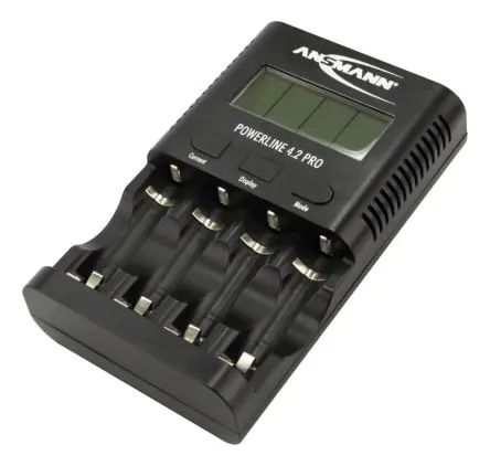 Produktfoto 1 von Ansmann Powerline 4.2 Pro Akkuladegerät, 5V NiMH/1.8 A AA, 2 x AAA 4 Powerline 4.2 Pro