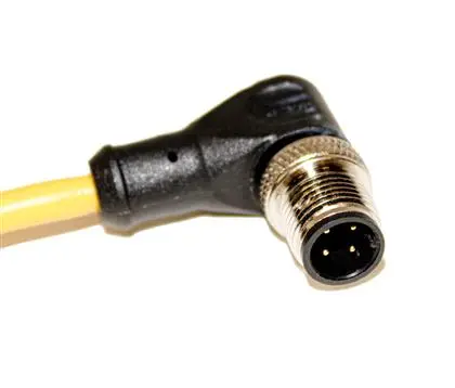 Produktfoto 1 von Mueller Electric C4B05, 4-polig Sensor-Betätigungselementkabel, M12, Rechtwinklig Stecker / Nicht abgeschlossen, Länge 5