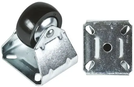 Produktfoto 1 von Tente Feststehend Rolle, Rad ø 50 mm, 50 kg, Ges H. 72 mm, Rad B. 22 mm, Polypropylen