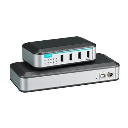 Produktfoto 1 von MOXA, USB 2.0 USB-Hub, 7 USB Ports, USB, USB T: 185 mm