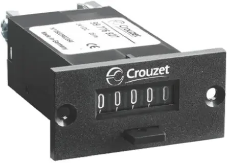Produktfoto 1 von Crouzet CIM24 Zähler Zähler Mechanisch Manuell 5-stellig 115V ac