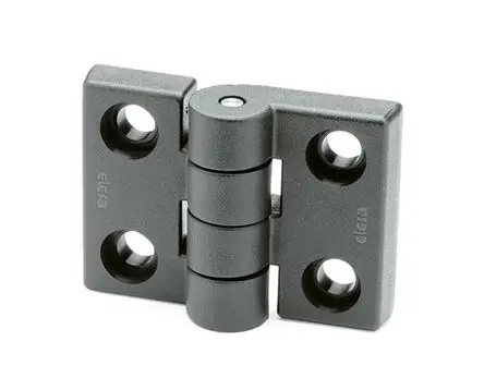Produktfoto 1 von Elesa Polyamid Scharnier Scharnier Festwert Schraubbefestigung Freischwingend, 19.5 mm x 69.5mm x 5 mm