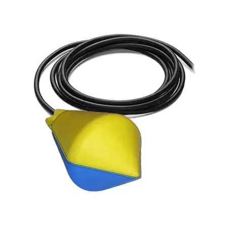 ATMI SOLIBA Neigungsschalter Füllstandsschalter mit 10 m Kabel Kabel-Montage Copolymer-Polypropylen, ATEX Zulassung 85