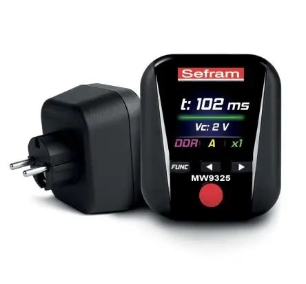 Produktfoto 1 von Sefram MW9325 Multifunktionsprüfgerät Erdungswiderstandsmessung Automatischer FI Test Ohne Auslösung 265V 265V ac max.