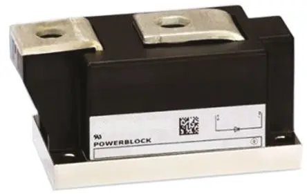 Produktfoto 1 von Infineon Thyristormodul 500 A 1600 V, Gate-Trigger 250 mA 17 kA 1.53 V 5-Pin