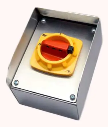 Produktfoto 1 von Craig & Derricott SDSSR Trennschalter 3-polig DIN-Hutschiene 25A 11 kW Rot IP66 3-phasig